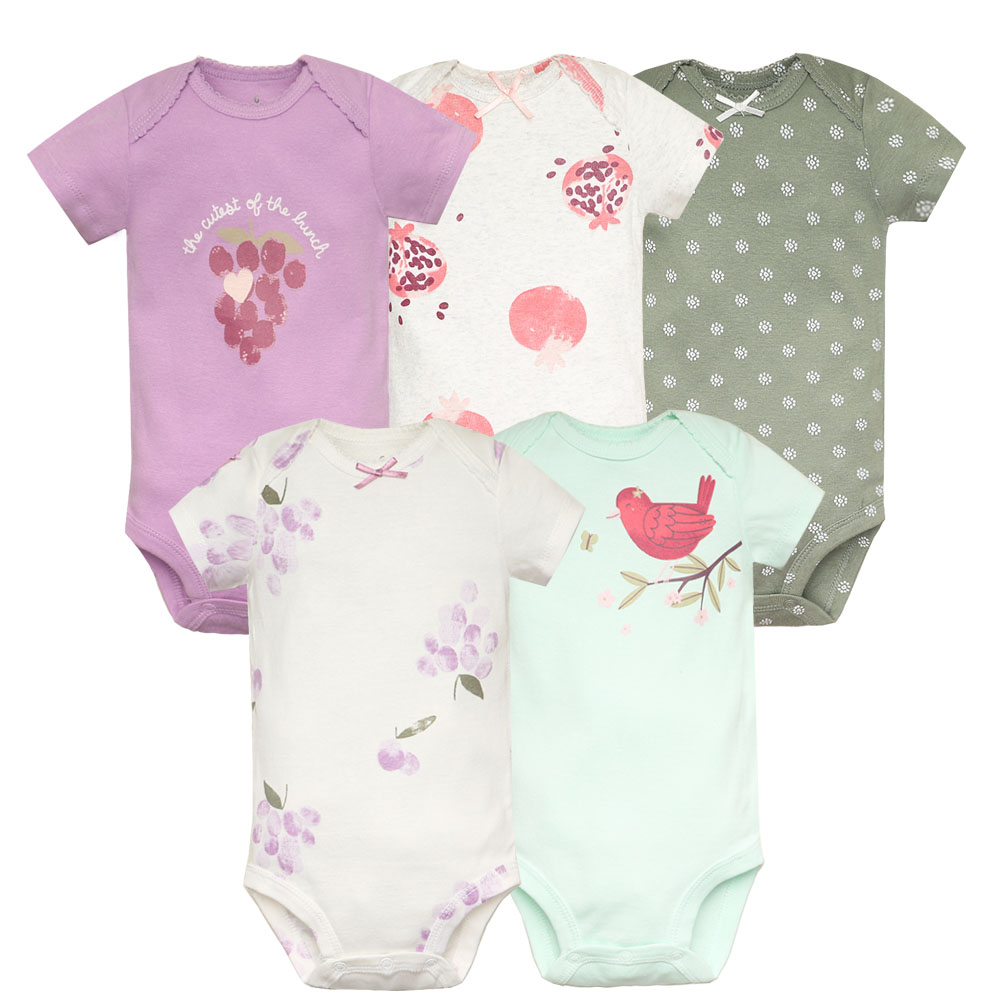 5 adet/grup Bebek Bodysuit Mod - Baby Products Essential incelemesi ve fiyatı